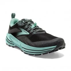 Brooks Women's Cascadia 16 Trail Running Shoes - Black/Ebony/Yucca - Regular (B)