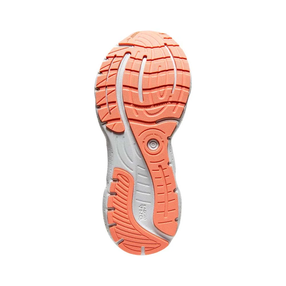 Brooks Women's Glycerin 20 Running Shoe- Oyster/Latigo Bay/Coral - Regular (B) Shoes 6 Brooks Women's Glycerin 20 Running Shoe- Oyster/Latigo Bay/Coral - Regular (B) Shoes