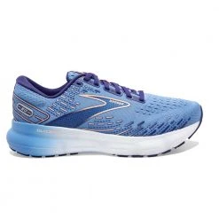 Brooks Women's Glycerin 20 Running Shoe- Blissful Blue/Peach/White- Regular (B) Shoes