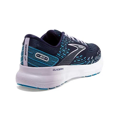 Brooks Shoes Women's Glycerin 20 Running Shoe - Peacoat/Ocean/Pastel Lilac - Narrow (2A) 4 Brooks Shoes Women's Glycerin 20 Running Shoe - Peacoat/Ocean/Pastel Lilac - Narrow (2A)