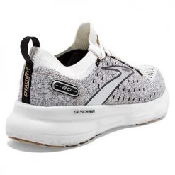 Brooks Women's Glycerin StealthFit 20 Running Shoe - White/Black/Cream - Regular (B) 9 Brooks Women's Glycerin StealthFit 20 Running Shoe - White/Black/Cream - Regular (B)