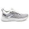 Brooks Women's Glycerin StealthFit 20 Running Shoe - White/Black/Cream - Regular (B)