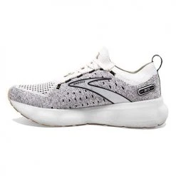 Brooks Women's Glycerin StealthFit 20 Running Shoe - White/Black/Cream - Regular (B)