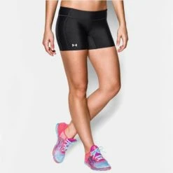 Under Armour Women's UA React 4" Short - Black Bottoms