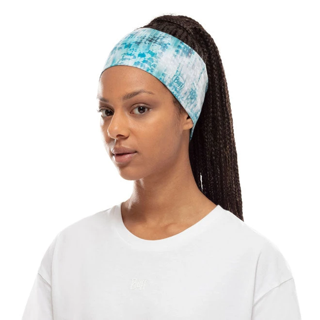 Buff CoolNet UV+ Headband - Blauw Turquoise 2 Buff CoolNet UV+ Headband - Blauw Turquoise