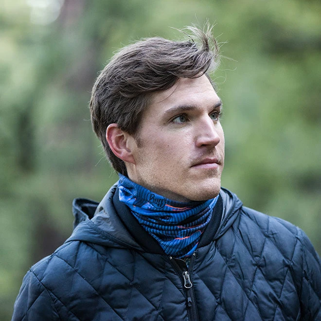 Buff Run ThermoNet Multifunctional Neckwear - S-Wave Blue 5 Buff Run ThermoNet Multifunctional Neckwear - S-Wave Blue