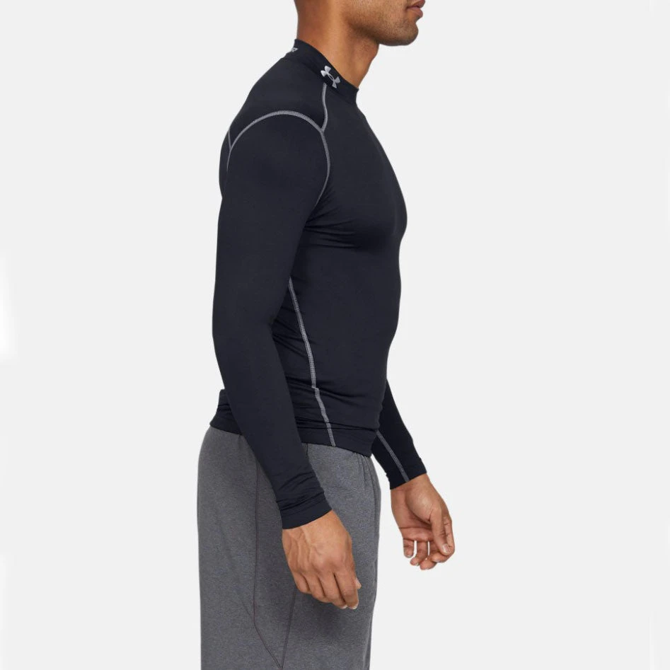 Under Armour Men's ColdGear® Armour Compression Mock - Black 2 Under Armour Men's ColdGear® Armour Compression Mock - Black