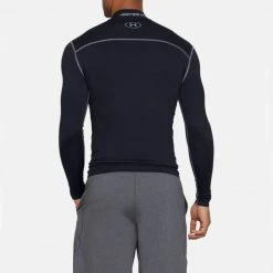 Under Armour Men's ColdGear® Armour Compression Mock - Black 5 Under Armour Men's ColdGear® Armour Compression Mock - Black