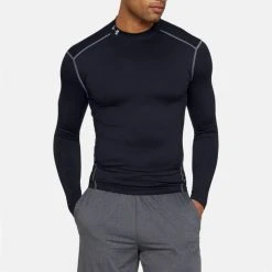 Under Armour Men's ColdGear® Armour Compression Mock - Black