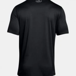 Under Armour Men's UA Locker 2.0 Short Sleeve Shirt - Black/Metallic Silver