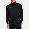 Under Armour Men's UA Hustle Fleece ¼ Zip Top - Black/White