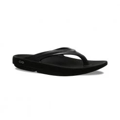 Oofos Shoes Women's OOlala Sandal - Black- Regular (B)