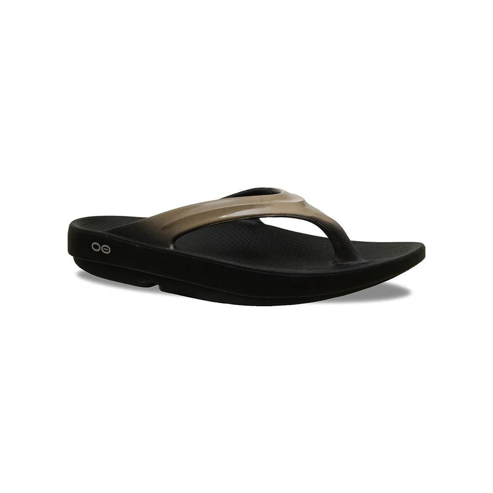 Oofos Women's OOlala Sandal - Black/Latte- Regular (B) 1 Oofos Women's OOlala Sandal - Black/Latte- Regular (B)
