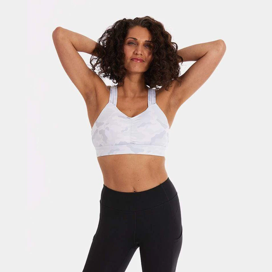 Handful Incorporated Bras Women's Y-Back Bra - Undercover (White Camo) 2 Handful Incorporated Bras Women's Y-Back Bra - Undercover (White Camo)