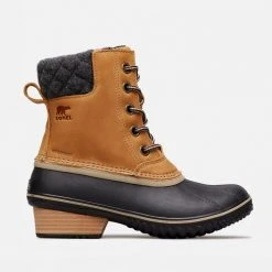 Sorel Women's Slimpack II Lace Boots - Elk Black- Regular (B)