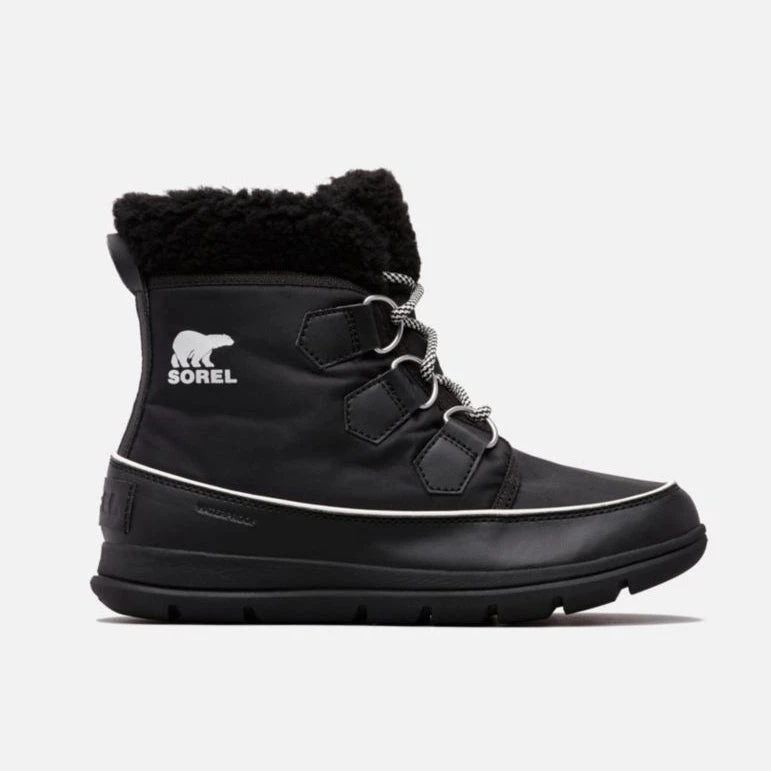 Sorel Women's Explorer Carnival Boot - Black/Sea Salt- Regular (B) 1 Sorel Women's Explorer Carnival Boot - Black/Sea Salt- Regular (B)
