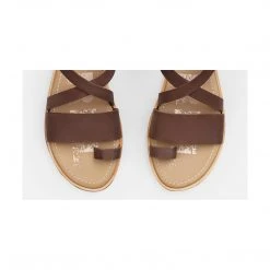 Sorel Women's Ella™ Criss Cross Sandal - Tobacco- Regular (B) Shoes