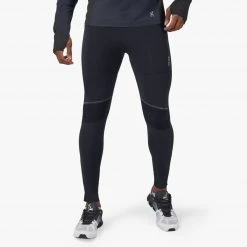 On Running Men's Tights Long - Black Apparel 9 On Running Men's Tights Long - Black Apparel