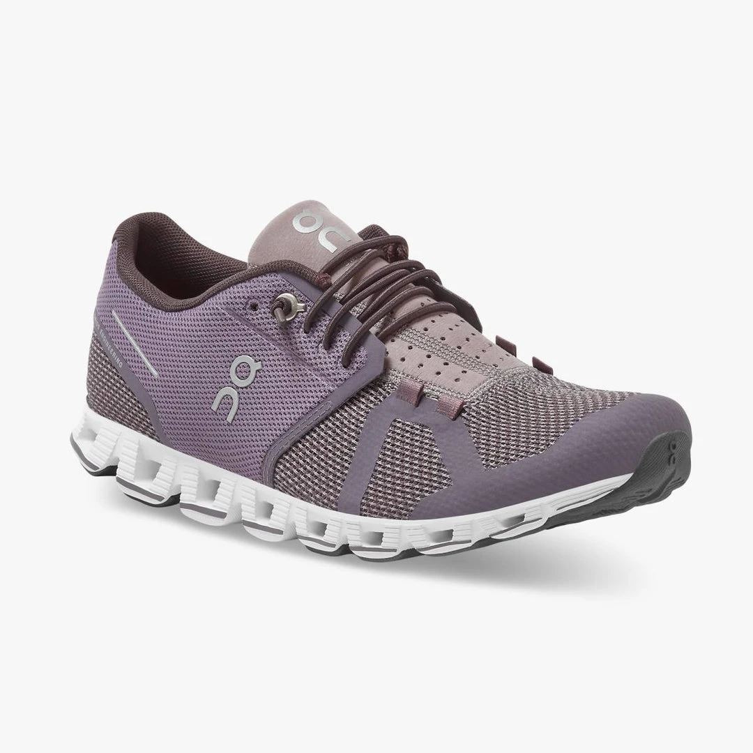 On Running Women's Cloud Running Shoe - Shark/Pebble - Regular (B) 3 On Running Women's Cloud Running Shoe - Shark/Pebble - Regular (B)