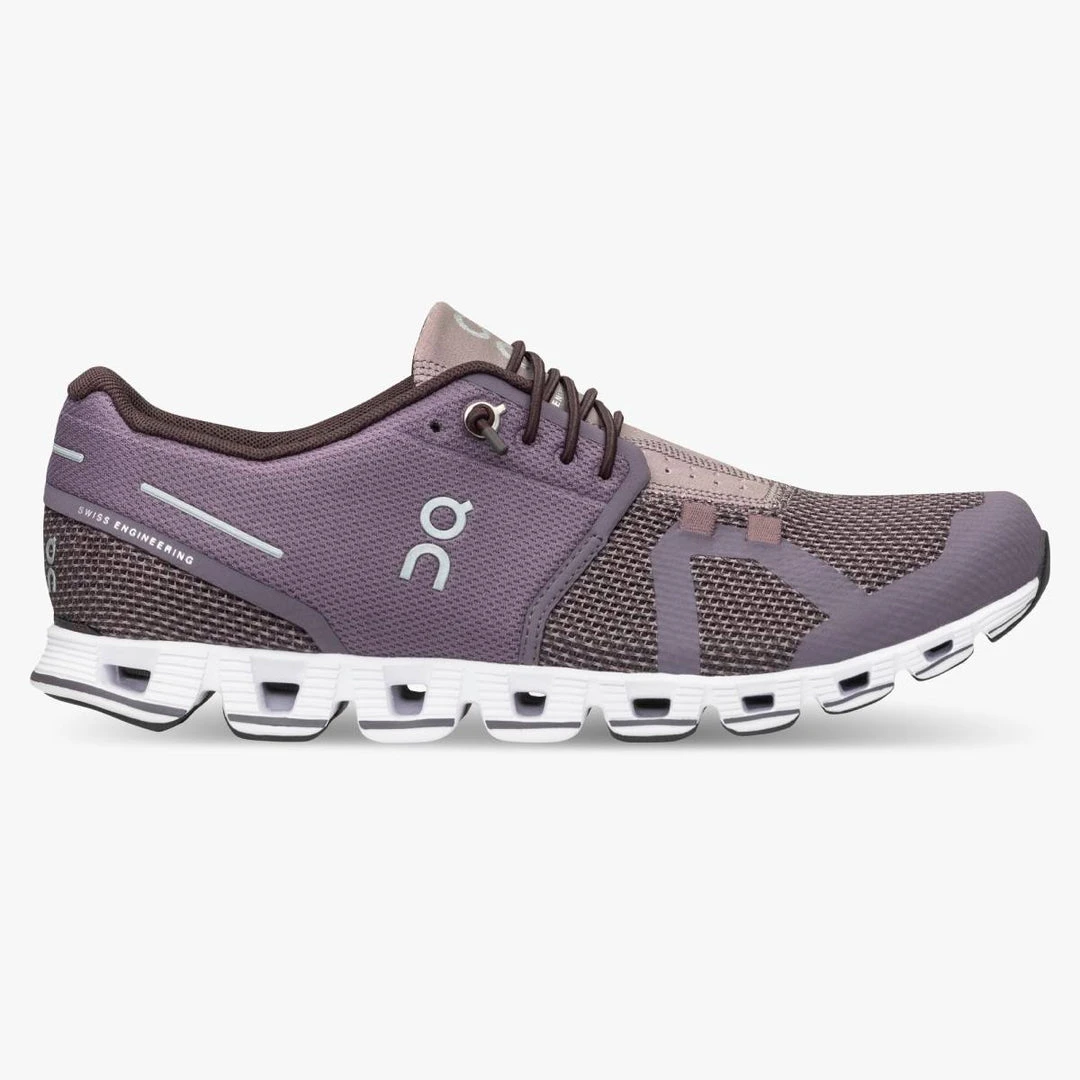On Running Women's Cloud Running Shoe - Shark/Pebble - Regular (B) 1 On Running Women's Cloud Running Shoe - Shark/Pebble - Regular (B)