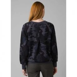 Prana Tops Women's Cozy Up Sweatshirt - Nautical Camo 6 Prana Tops Women's Cozy Up Sweatshirt - Nautical Camo
