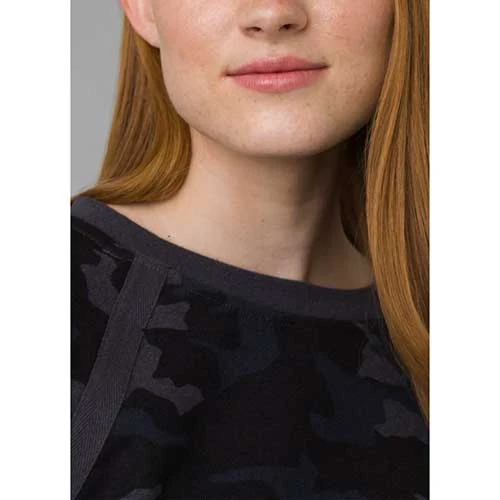 Prana Tops Women's Cozy Up Sweatshirt - Nautical Camo 4 Prana Tops Women's Cozy Up Sweatshirt - Nautical Camo