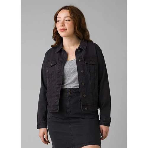 Prana Women's Slate Rim Denim Jacket - Onyx Jackets & Vests 2 Prana Women's Slate Rim Denim Jacket - Onyx Jackets & Vests