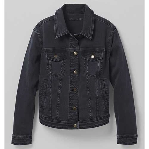 Prana Women's Slate Rim Denim Jacket - Onyx Jackets & Vests 1 Prana Women's Slate Rim Denim Jacket - Onyx Jackets & Vests