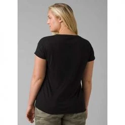 Prana Tops Women's Cozy Up T-shirt - Black 6 Prana Tops Women's Cozy Up T-shirt - Black