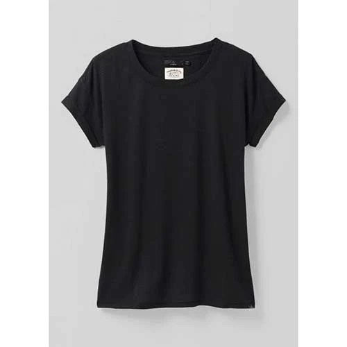 Prana Tops Women's Cozy Up T-shirt - Black 1 Prana Tops Women's Cozy Up T-shirt - Black