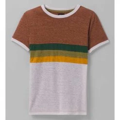 Prana Women's Cozy Up Ringer Tee - Terra Tops