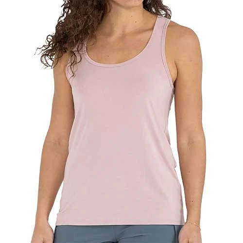 Free Fly Tops Women's Bamboo Racerback Tank Top - Harbor Pink 1 Free Fly Tops Women's Bamboo Racerback Tank Top - Harbor Pink