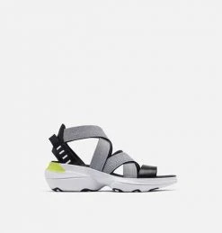 Sorel Shoes Women's Explorer Blitz Multistrap Sandal - Black/White - Regular (B)
