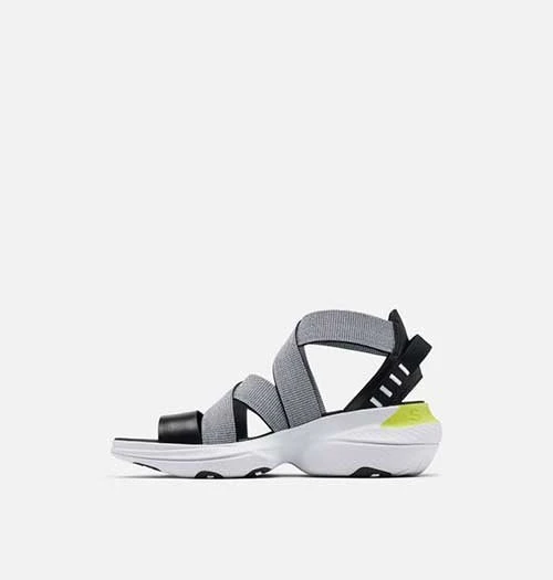 Sorel Shoes Women's Explorer Blitz Multistrap Sandal - Black/White - Regular (B) 3 Sorel Shoes Women's Explorer Blitz Multistrap Sandal - Black/White - Regular (B)