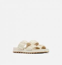 Sorel Women's Roaming Two Strap Slide - Chalk/Gum - Regular (B)