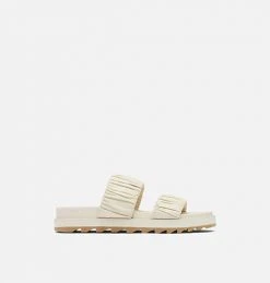 Sorel Women's Roaming Two Strap Slide - Chalk/Gum - Regular (B)