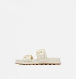 Sorel Women's Roaming Two Strap Slide - Chalk/Gum - Regular (B) 10 Sorel Women's Roaming Two Strap Slide - Chalk/Gum - Regular (B)