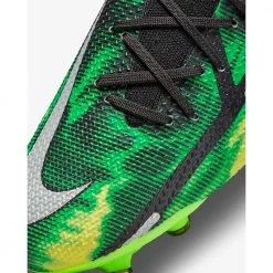 Nike Soccer Unisex Phantom GT2 Pro SW FG - Black/MTLC Platinum Green-Regular (D) 13 Nike Soccer Unisex Phantom GT2 Pro SW FG - Black/MTLC Platinum Green-Regular (D)