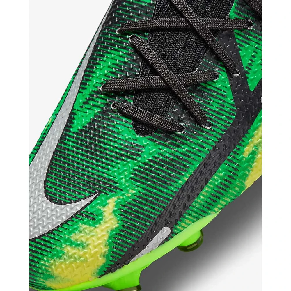 Nike Soccer Unisex Phantom GT2 Pro SW FG - Black/MTLC Platinum Green-Regular (D) 5 Nike Soccer Unisex Phantom GT2 Pro SW FG - Black/MTLC Platinum Green-Regular (D)