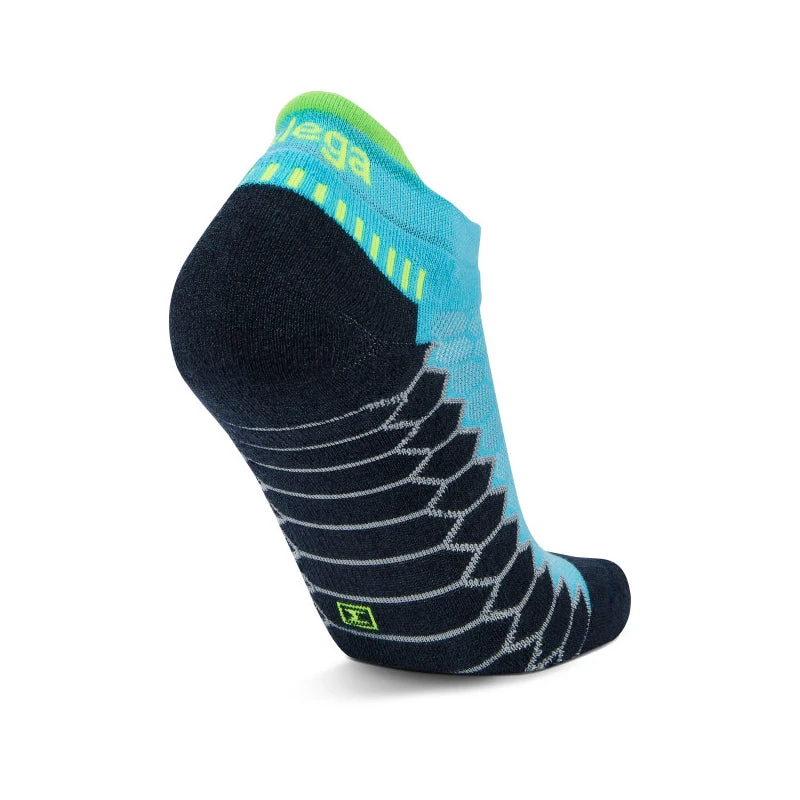 Balega Unisex Silver Socks - Aqualine/Charcoal 2 Balega Unisex Silver Socks - Aqualine/Charcoal