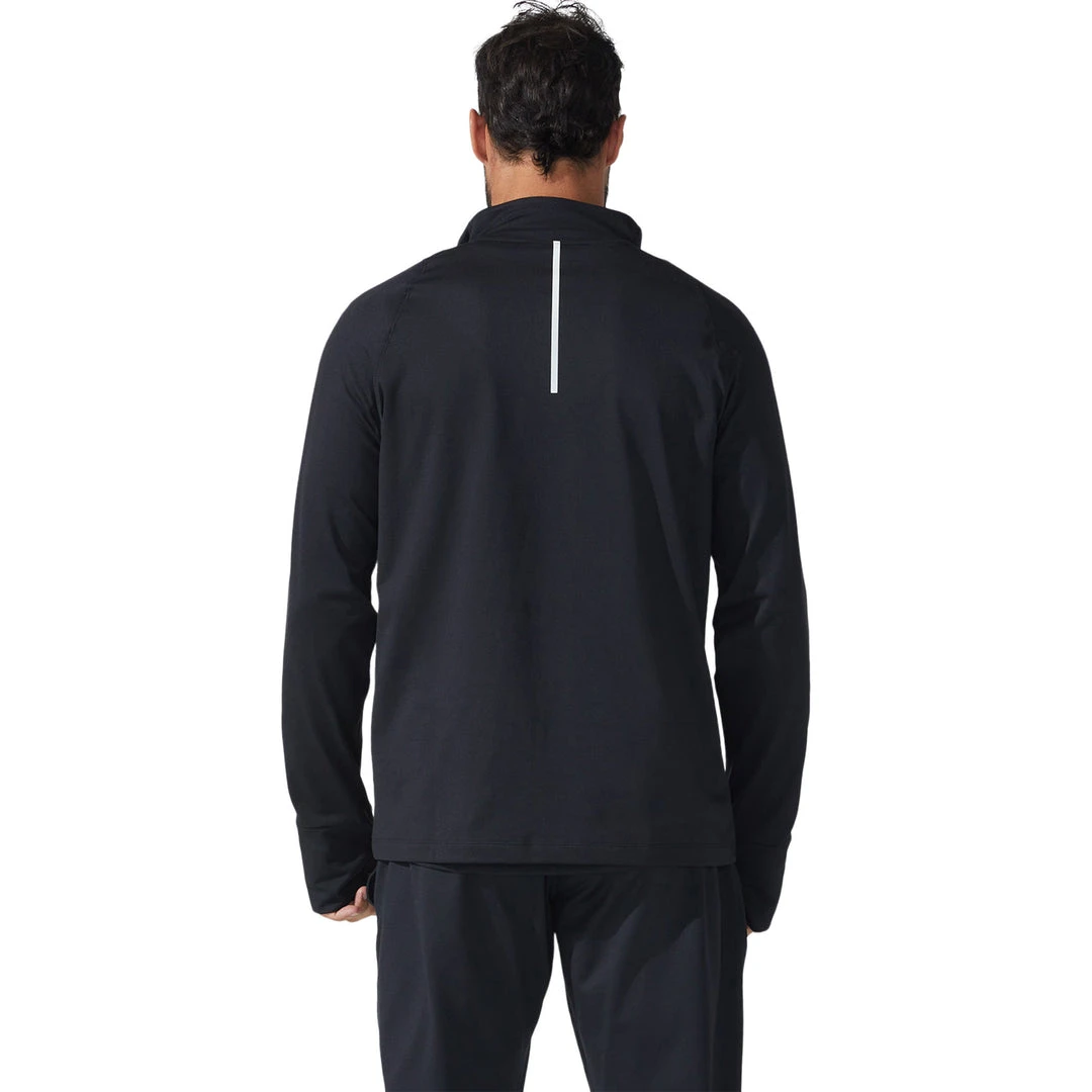 Asics Apparel Men's Thermopolis Quarter Zip - Performance Black 3 Asics Apparel Men's Thermopolis Quarter Zip - Performance Black