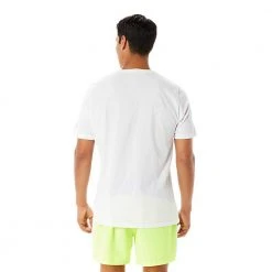 Asics Men's Graphic Short Sleeve WCH - Brilliant White 7 Asics Men's Graphic Short Sleeve WCH - Brilliant White