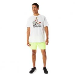 Asics Men's Graphic Short Sleeve WCH - Brilliant White