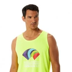 Asics Apparel Men's Ready-Set II Singlet WCH - Safety Yellow