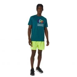 Asics Apparel Men's Ready-Set II Short Sleeve WCH - Velvet Pine