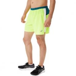 Asics Apparel Men's Ready-Set 5in Short Color Block WCH - Multi 8 Asics Apparel Men's Ready-Set 5in Short Color Block WCH - Multi
