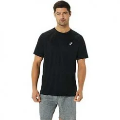 Asics Men's Ready-Set Lyte Short Sleeve - Performance Black
