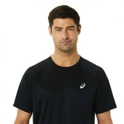 Asics Men's Ready-Set Lyte Short Sleeve - Performance Black