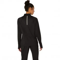 Asics Tops Women's Thermopolis Half Zip - Performance Black 9 Asics Tops Women's Thermopolis Half Zip - Performance Black
