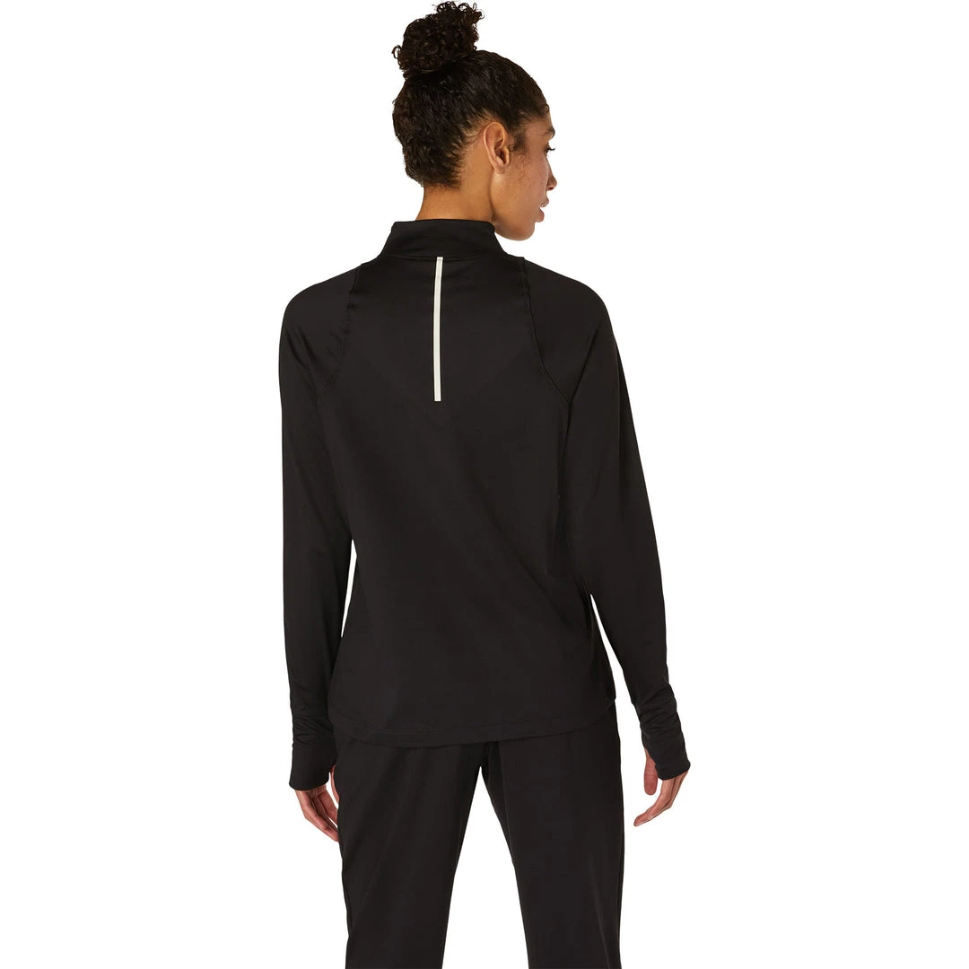 Asics Tops Women's Thermopolis Half Zip - Performance Black 3 Asics Tops Women's Thermopolis Half Zip - Performance Black